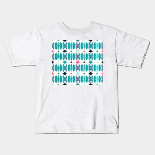 Great Dane and Chihuahaua in Teal Kids T-Shirt